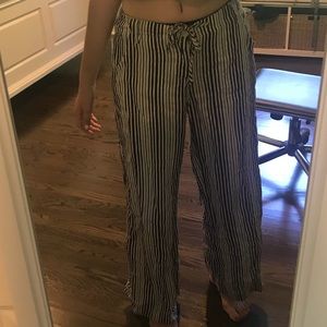 Brandy Melville look alike flowy striped pants